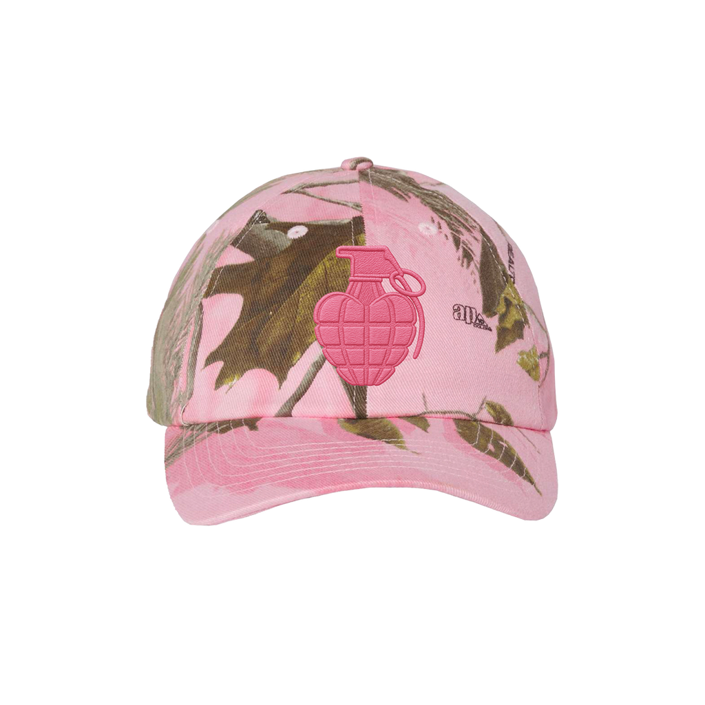 Heart Grenade Pink Camo Hat