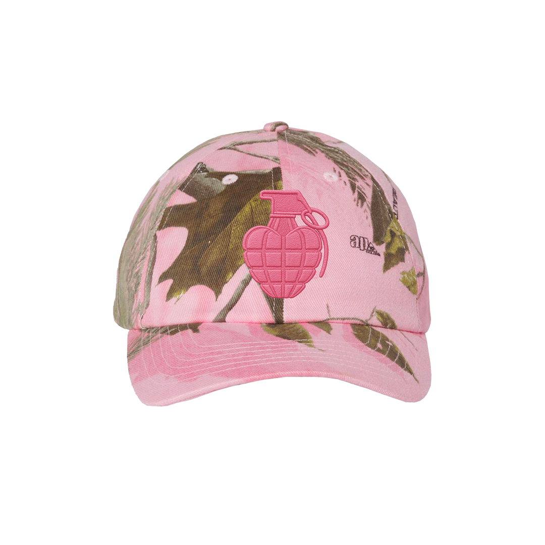 Heart Grenade Pink Camo Hat
