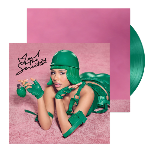 HEARTS SOLD SEPARATELY VINYL  - TOY SOLDIER GREEN (SIGNED)