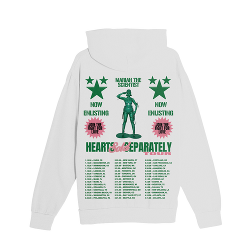 Hearts Sold Separately Tour Hoodie – Mariah the Scientist Shop