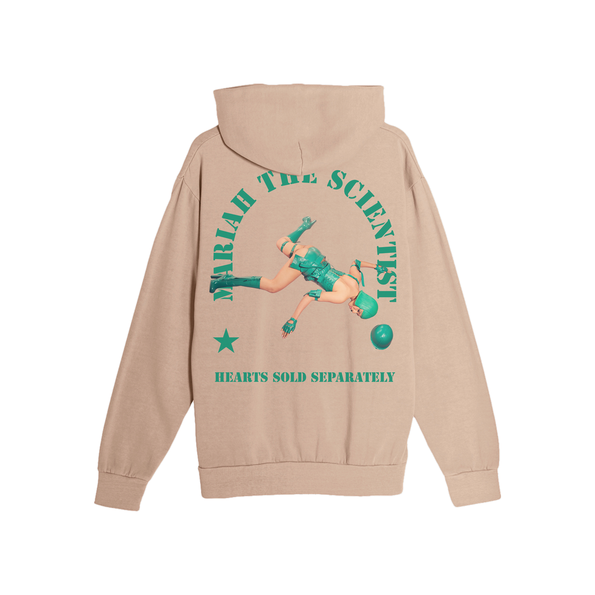 Shot Down Hoodie - Burro Brown - back