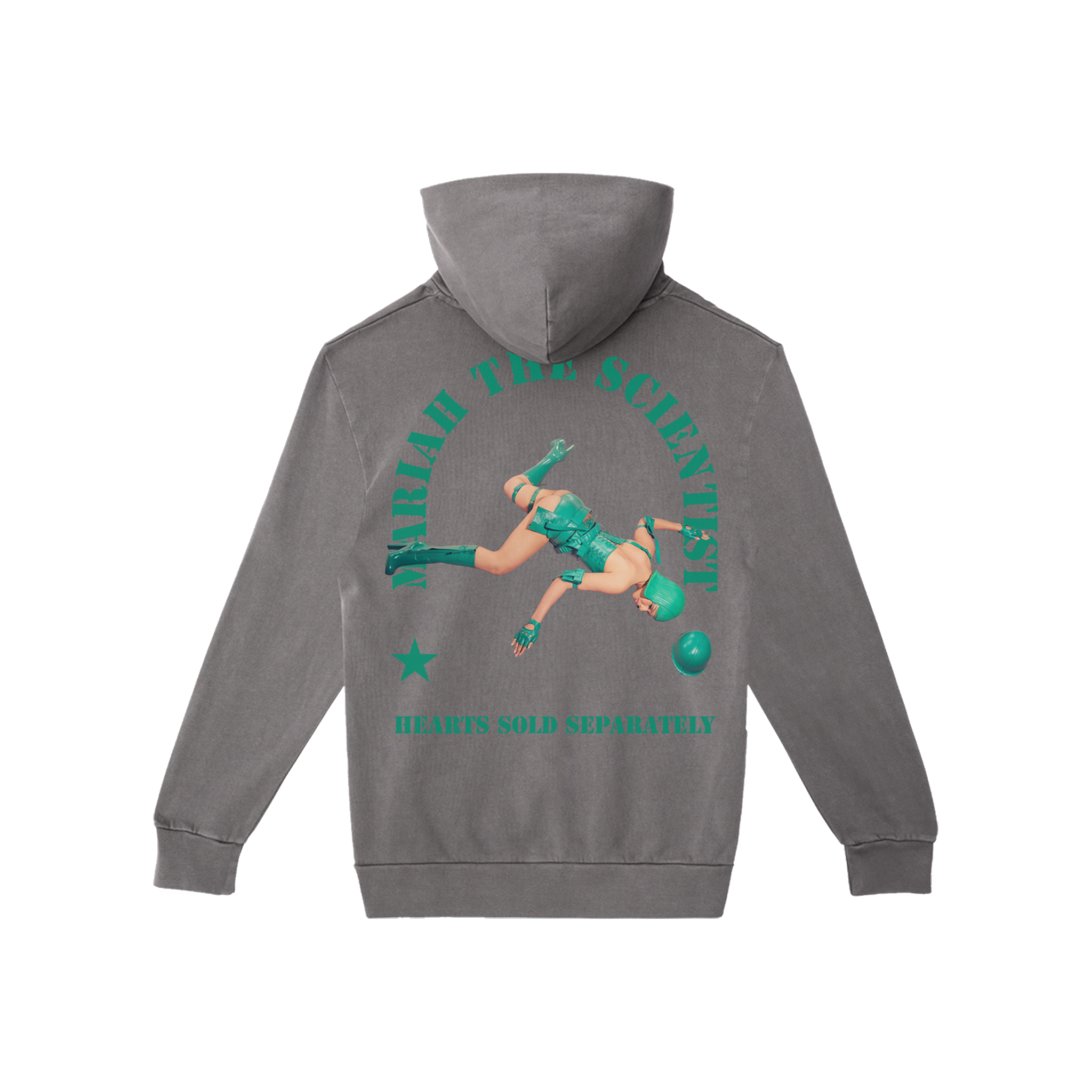 Shot Down Hoodie - Tornado Grey - back