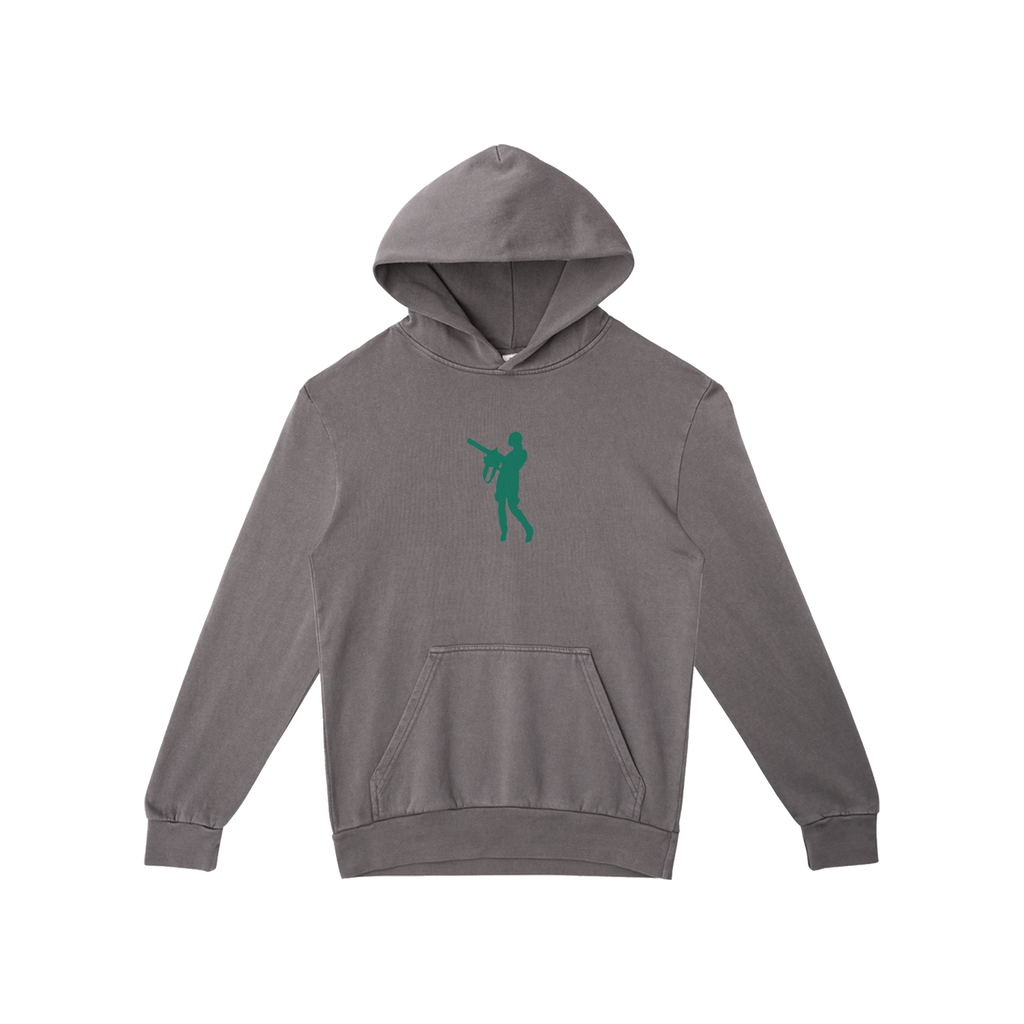 Shot Down Hoodie - Tornado Grey - front